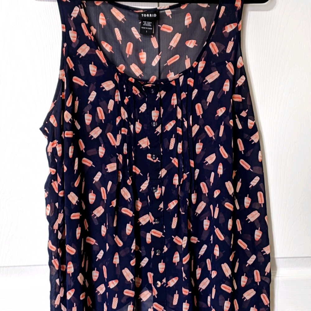 TORRID Popsicle Print Swing Tank Top